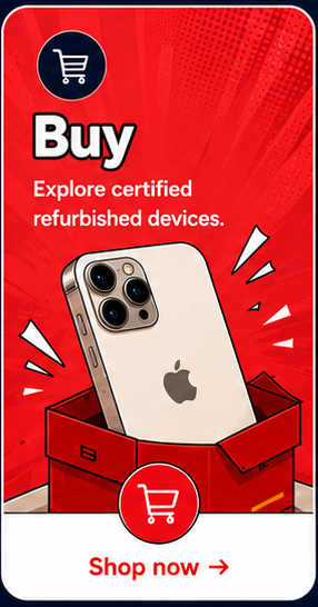 Buy refurbished devices